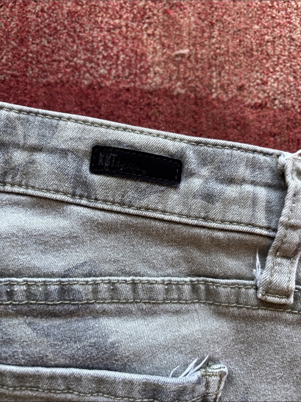 New - Kut from the Kloth 'Brigitte' Ankle Skinny Cargo Floral Print Jeans - Sz 8 - Picture 10 of 10